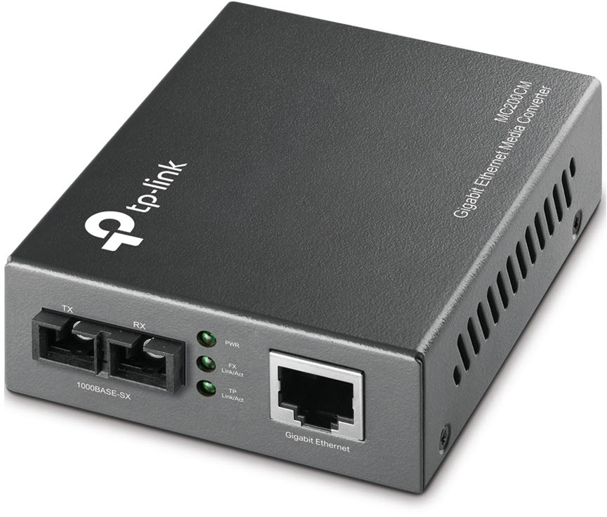 TP-LINK Gigabit-Ethernet-Medienkonverter (SC, Multimode)