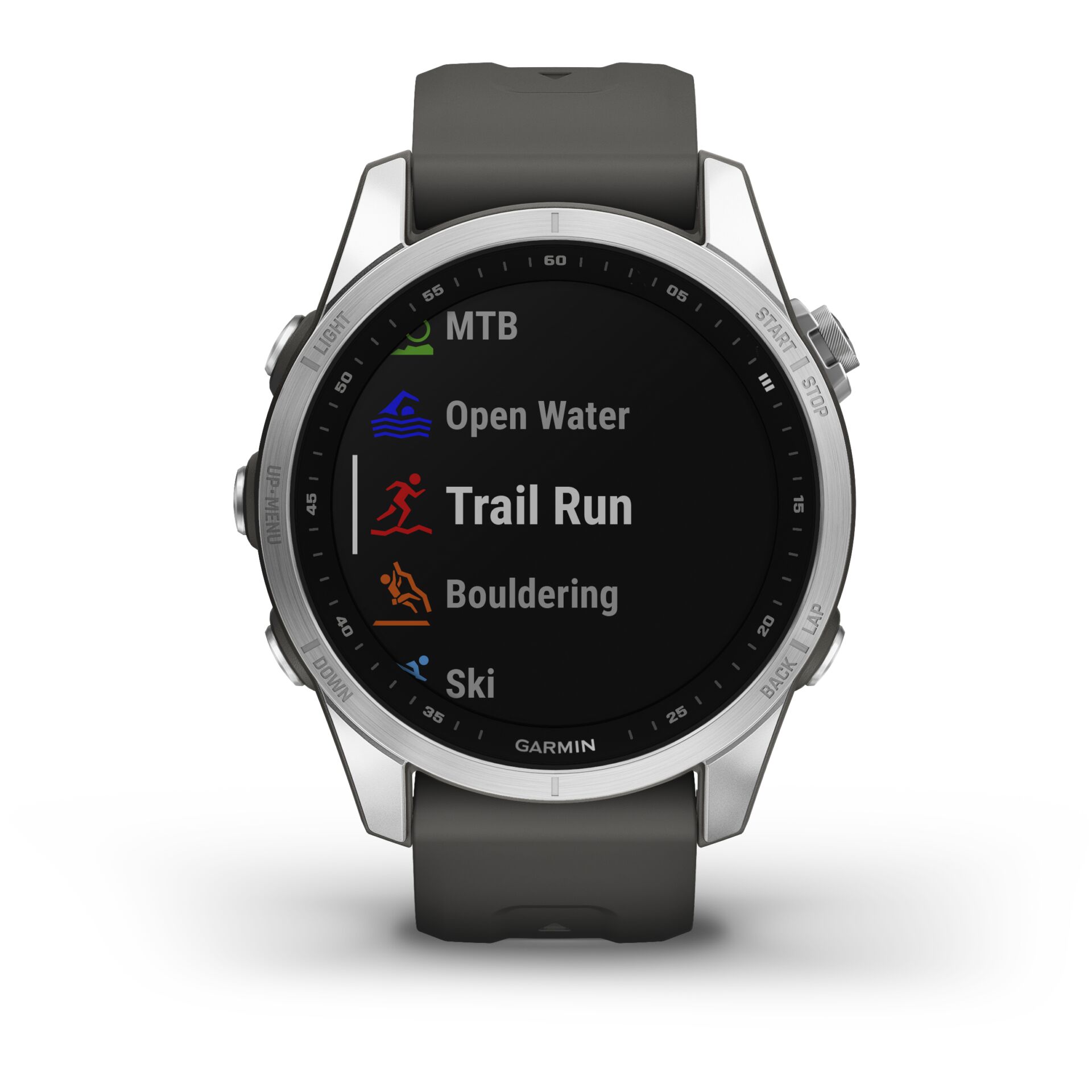 Garmin fenix 7S graphit/silber