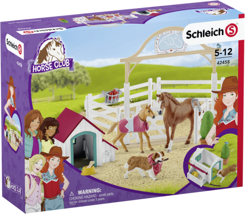 Schleich Horse Club        42458 Hannahs Gastpferde m.Hündin Ruby