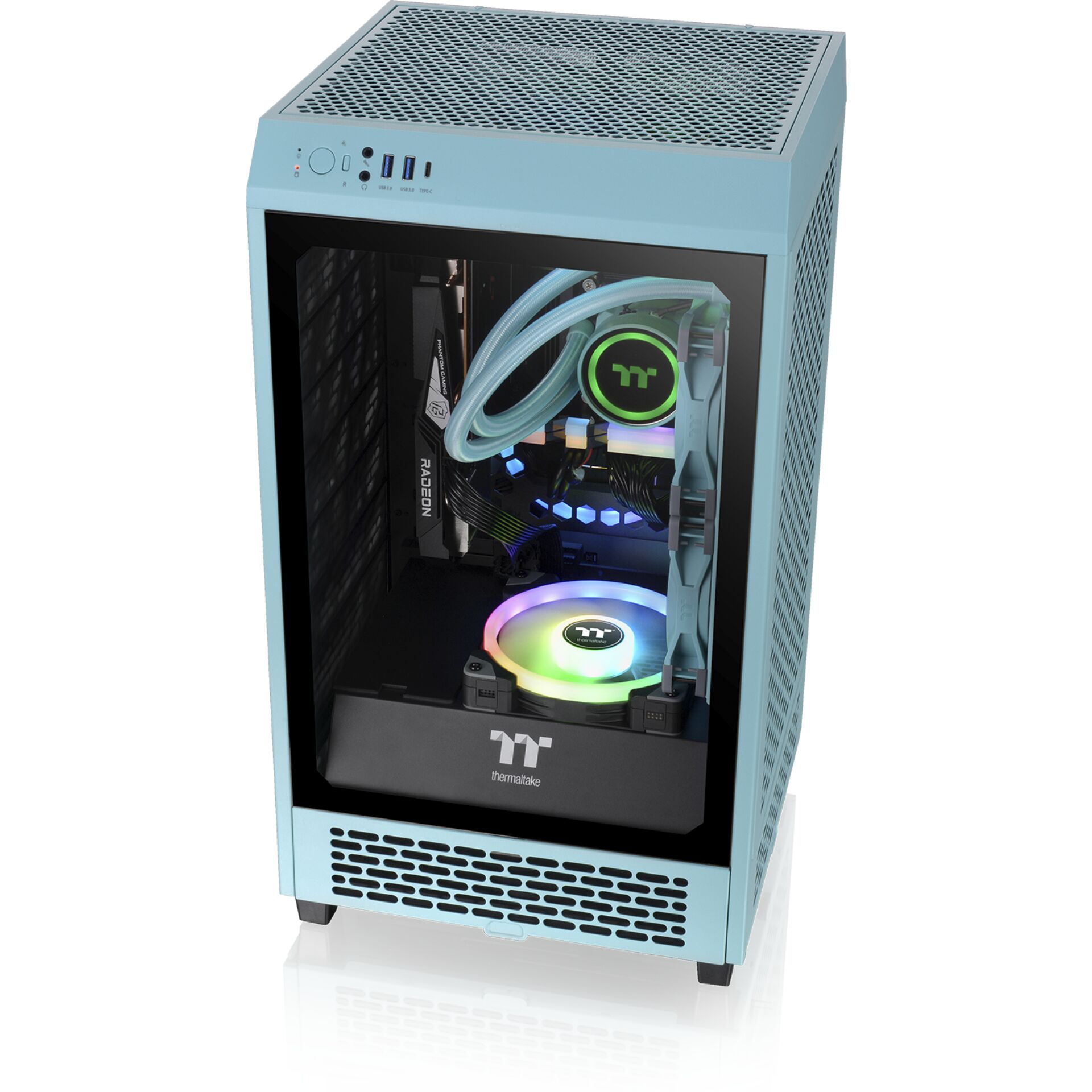 Thermaltake The Tower 200 Turquoise PC-Gehäuse 827115_18