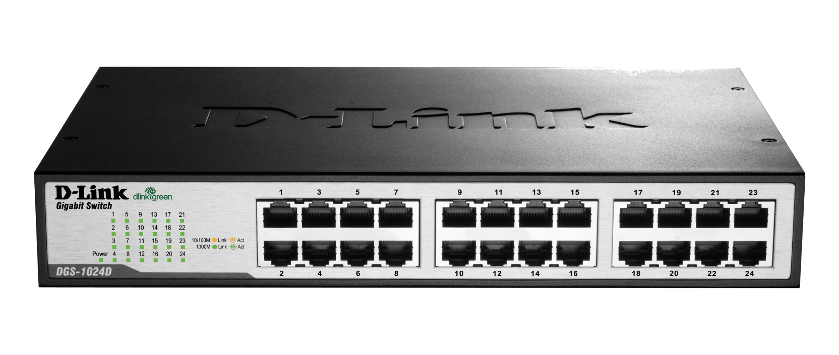D-Link DGS-1024D 24-Port Gigabit Switch – Ansicht 1