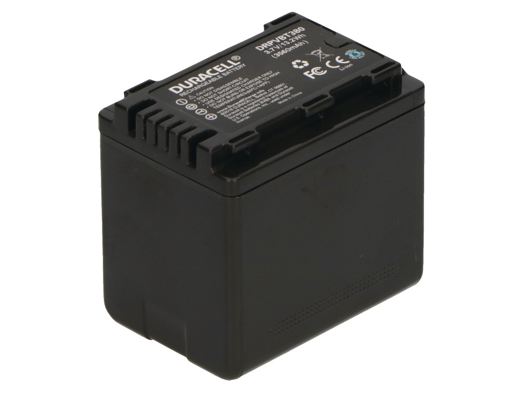 Duracell Li-Ion Akku 3560mAh für Panasonic VW-VBT380 – Ansicht 3
