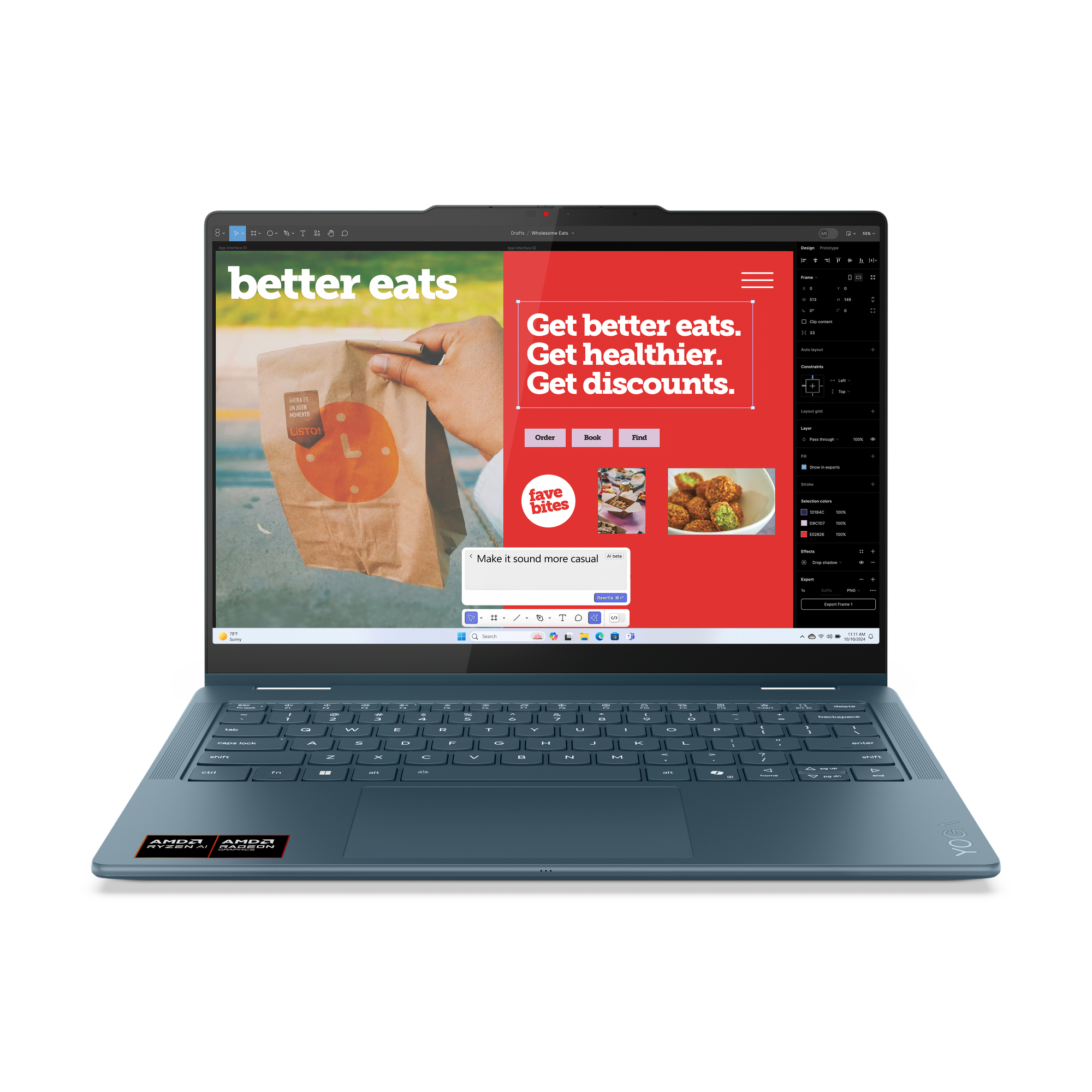 Lenovo Yoga 7 14AKP10 35,56cm (14 ) Ryzen AI5 16GB 9f44c6af74d304abc85927b15462bf8294e41c2c