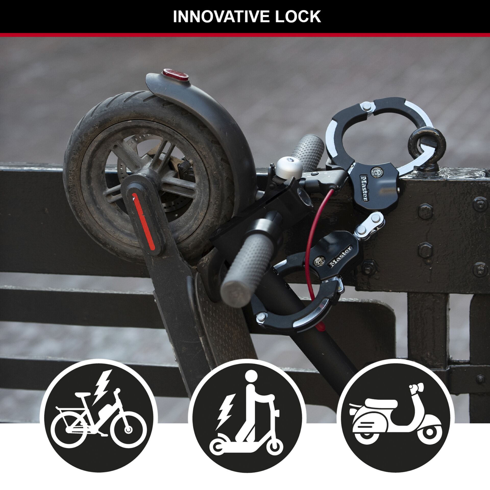 Master Lock Street Cuff mit Schlüssel Kurz 8200EURDPRO 675691_02