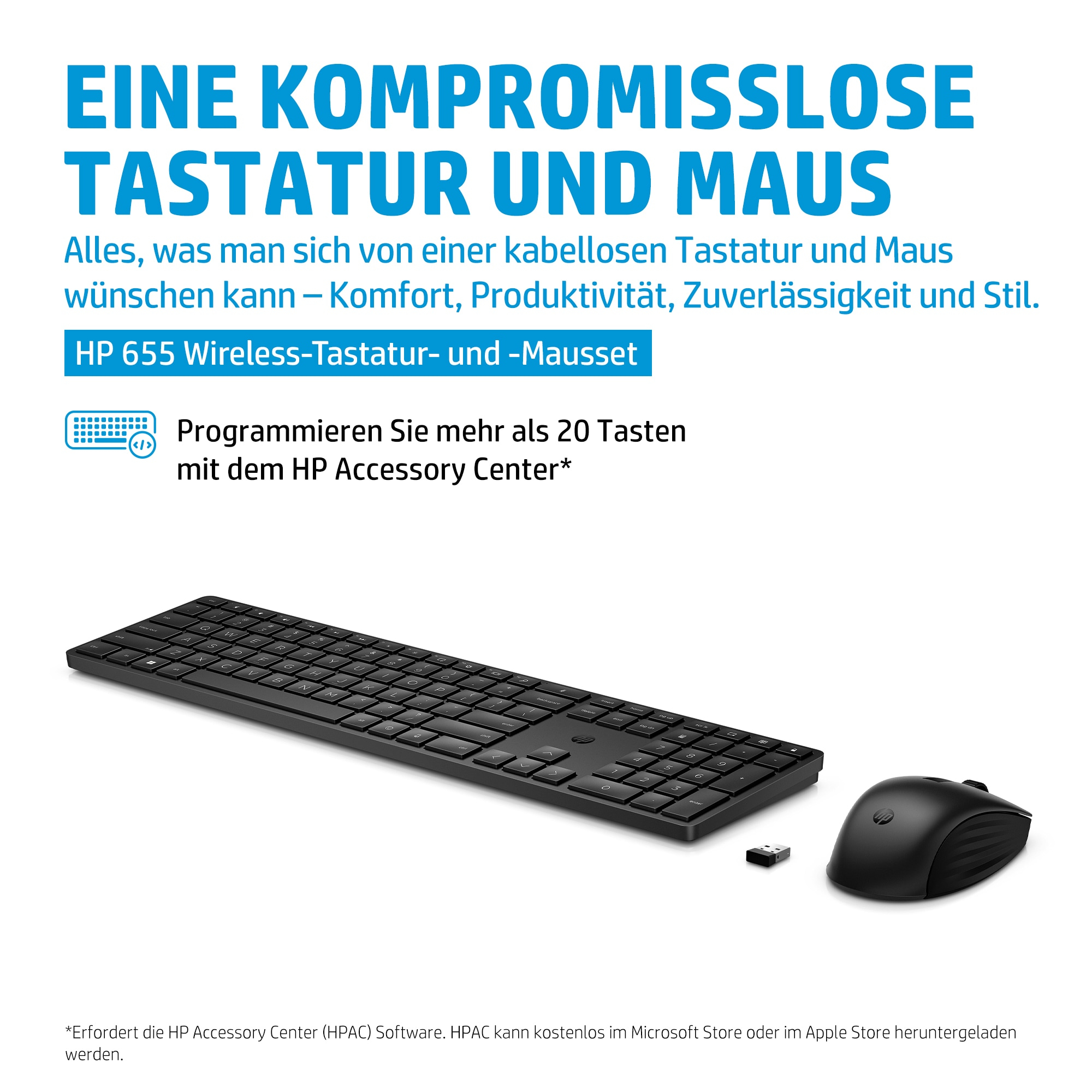 HP 655 Wireless Tastatur und Maus 96754774_4437312803