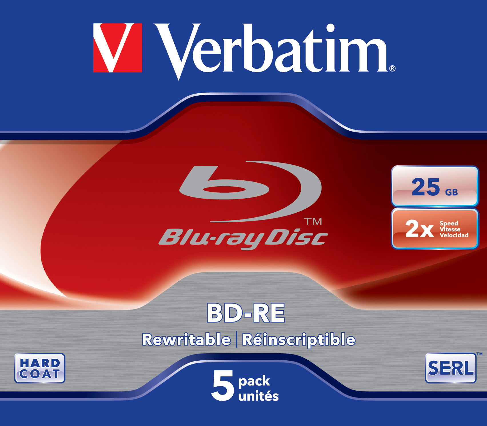 Verbatim 43615 Leere Blu-Ray Disc BD-RE 25 GB 5 Stück(e)