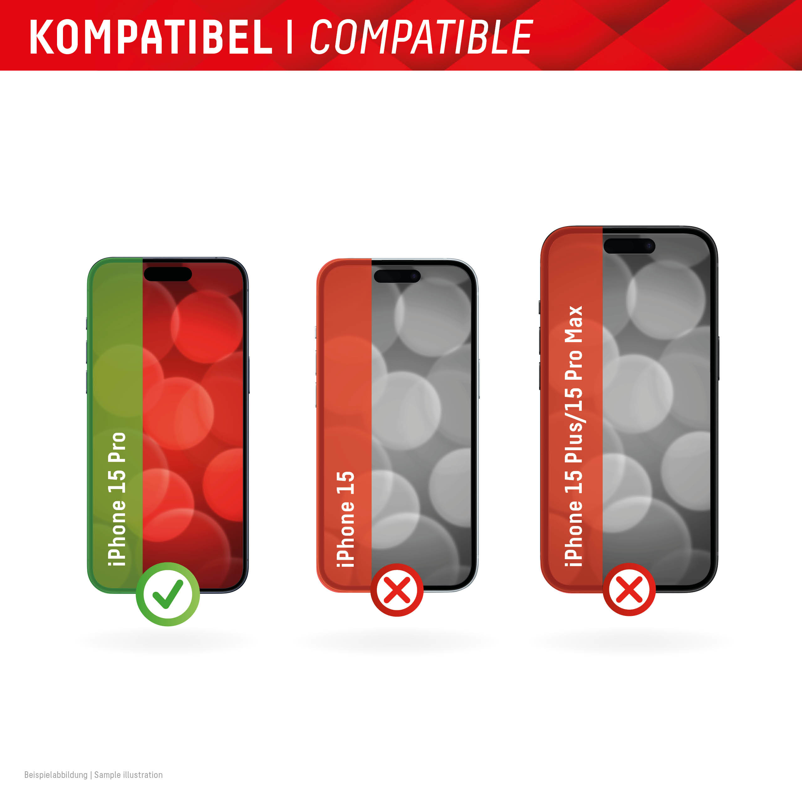 DISPLEX Real Glass + Case iPhone 15 Pro 05748e00e9311ba0225f4f4f7bd6227b