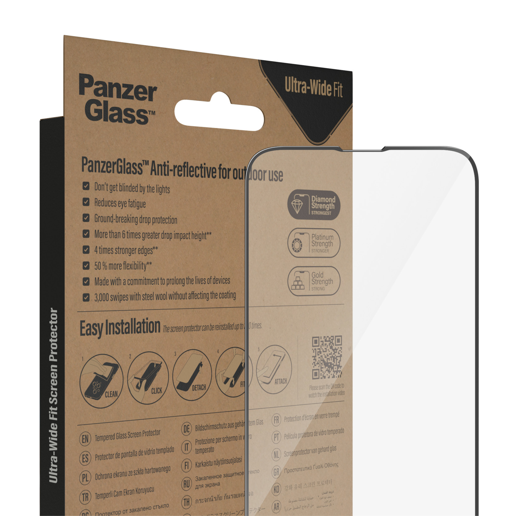 PanzerGlass AR Screen Protector iPhone 14, 13, 13 Pro | UWF 100351489_4973228642