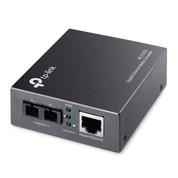 TP-LINK Gigabit-Ethernet-Medienkonverter(SC, Singlemode) – Ansicht 1