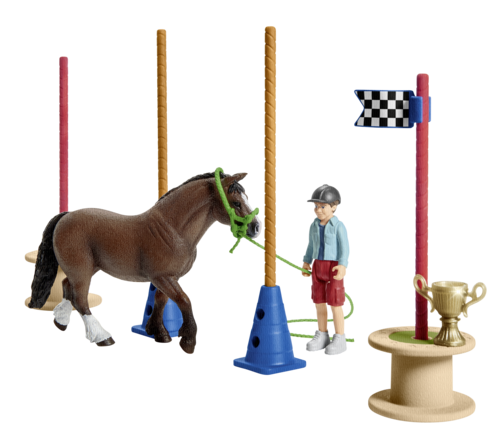 Schleich Farm World        42482 Pony Agility Rennen