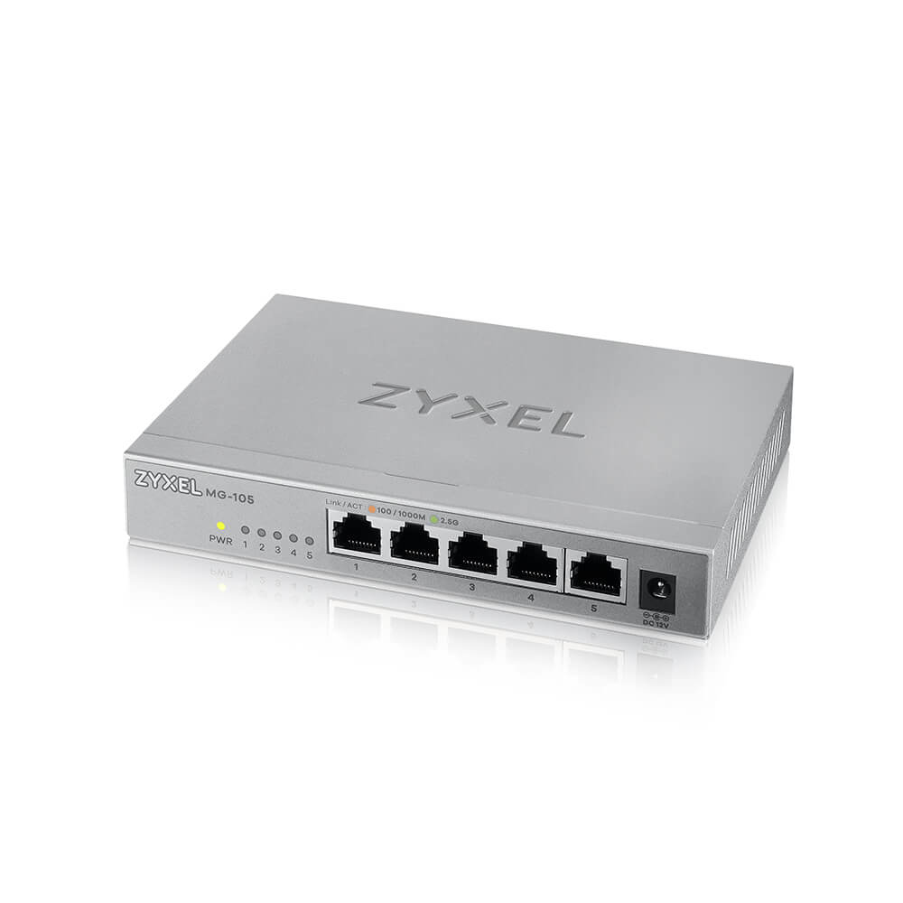 Zyxel MG-105 5 Port 2,5G MultiGig Switch unmanaged 92840870_8344155520