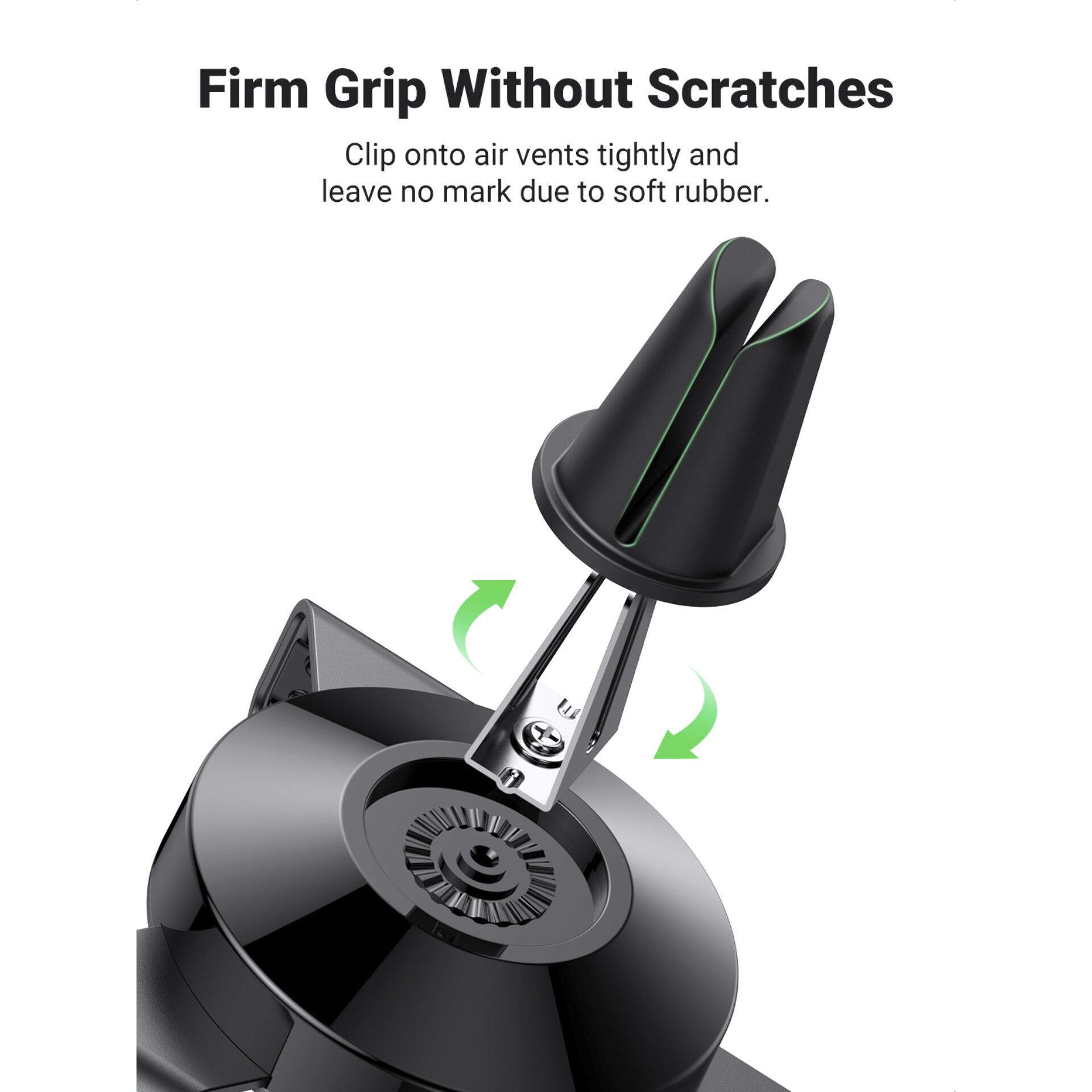 UGREEN Gravity Drive Air Vent Car Mount Phone Holder Black