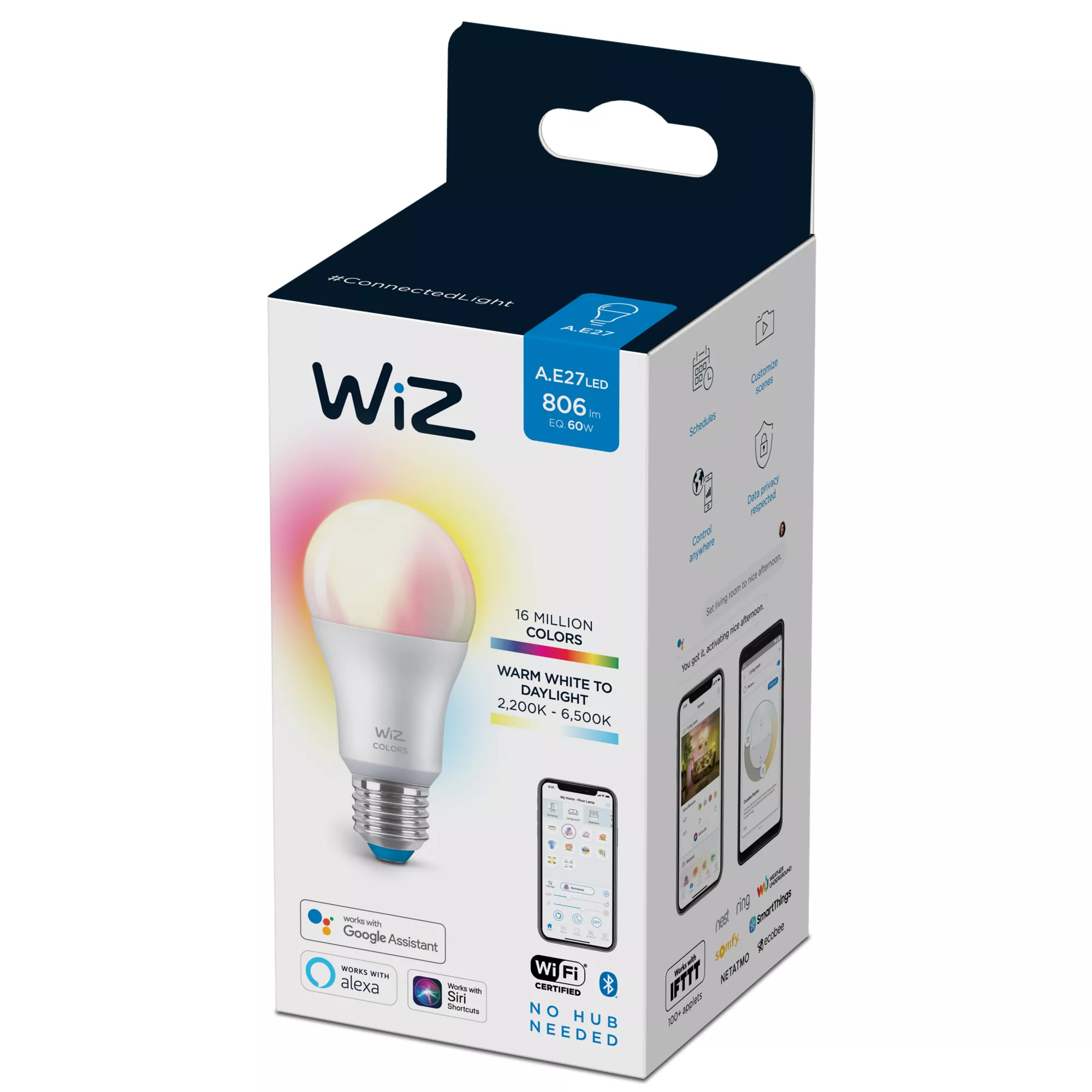 Telekom Smart Home WLAN LED-Lampe E27 farbig – Ansicht 4