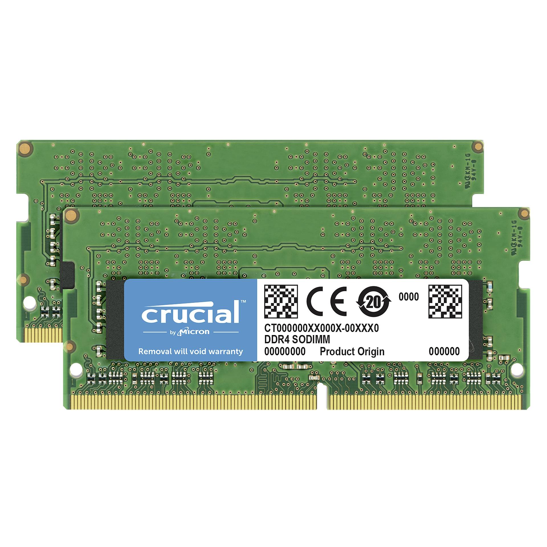 Crucial 32GB Kit DDR4 3200 MT/s 16GBx2 SODIMM 260pin