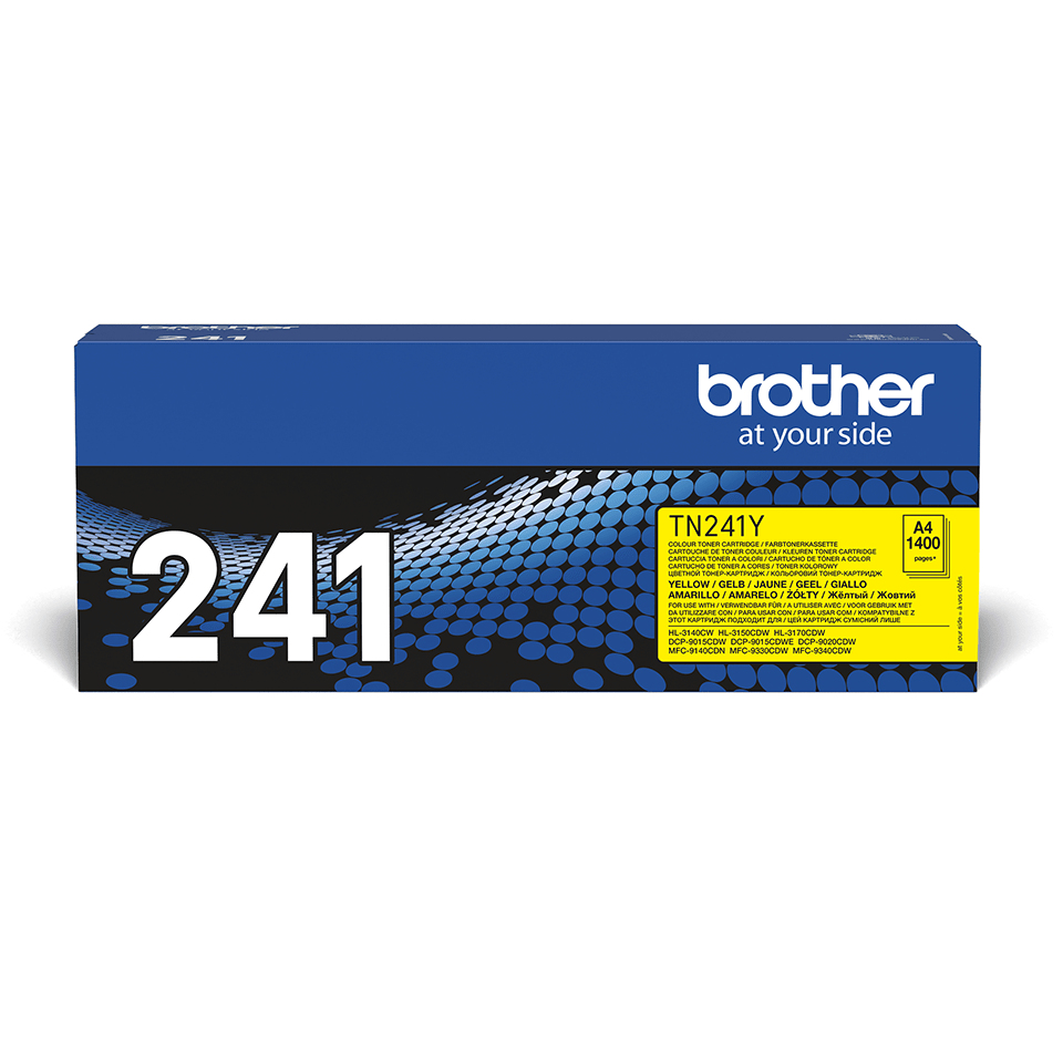Brother Toner TN-241Y Gelb (ca. 1400 Seiten) – Ansicht 1