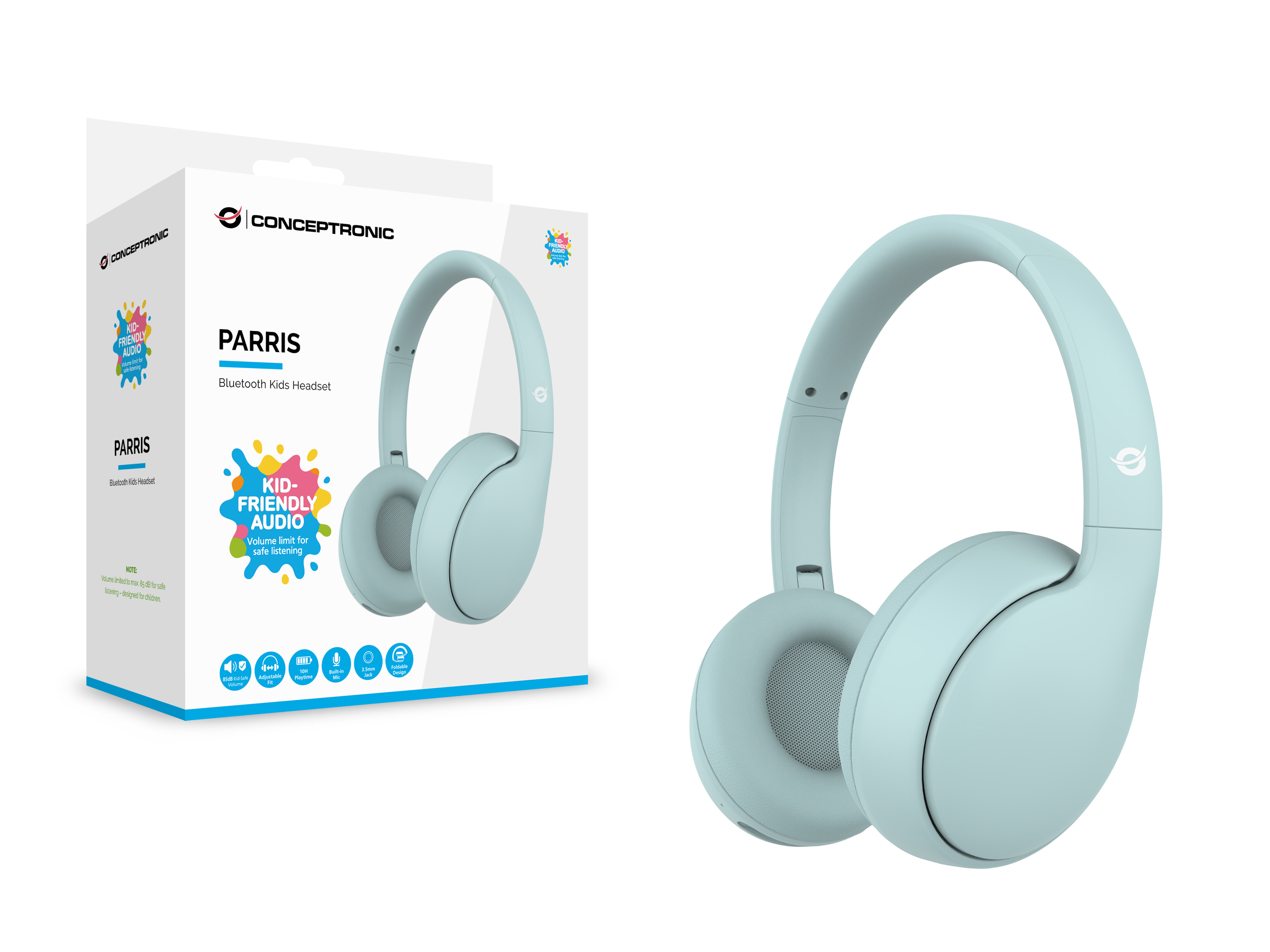 Conceptronic PARRIS04B Bluetooth Kids Headset 7b70e6df249cac8d37f8fc7197534cb21990f8b2
