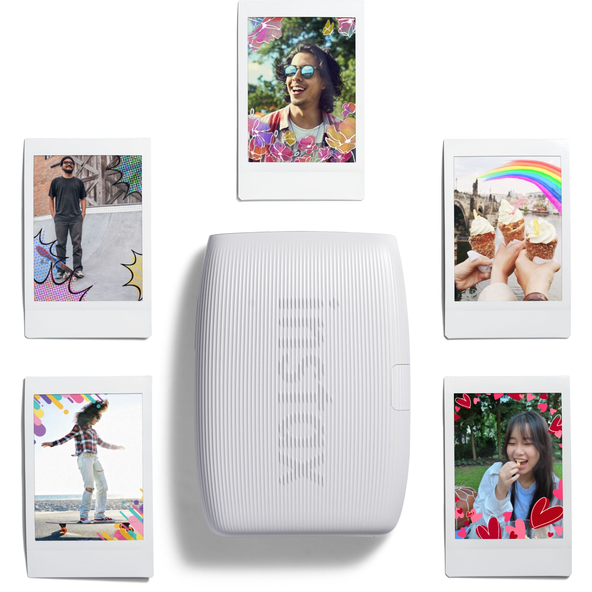 Fujifilm instax mini Link 3 EX D Clay White 103317_08
