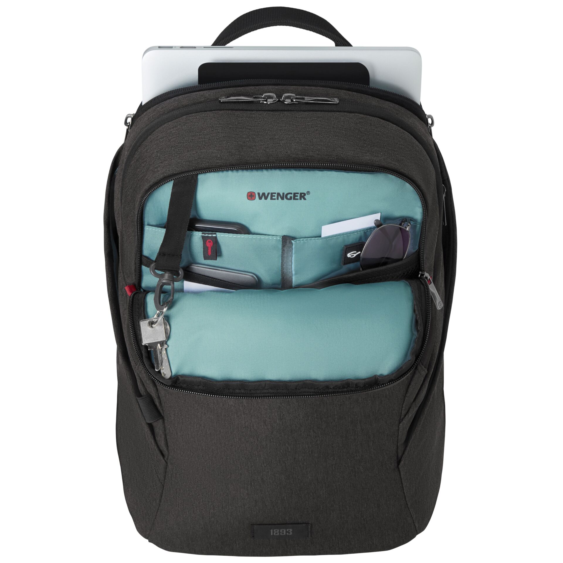 Wenger MX Light Laptop-Rucksack inkl. Tablet-Fach 16  grau