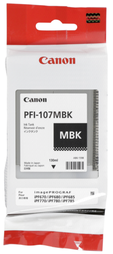 Canon PFI-107 MBK Tinte matt