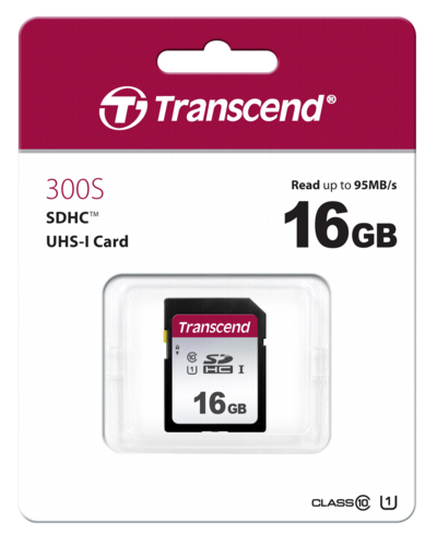 Transcend SDHC 300S         16GB