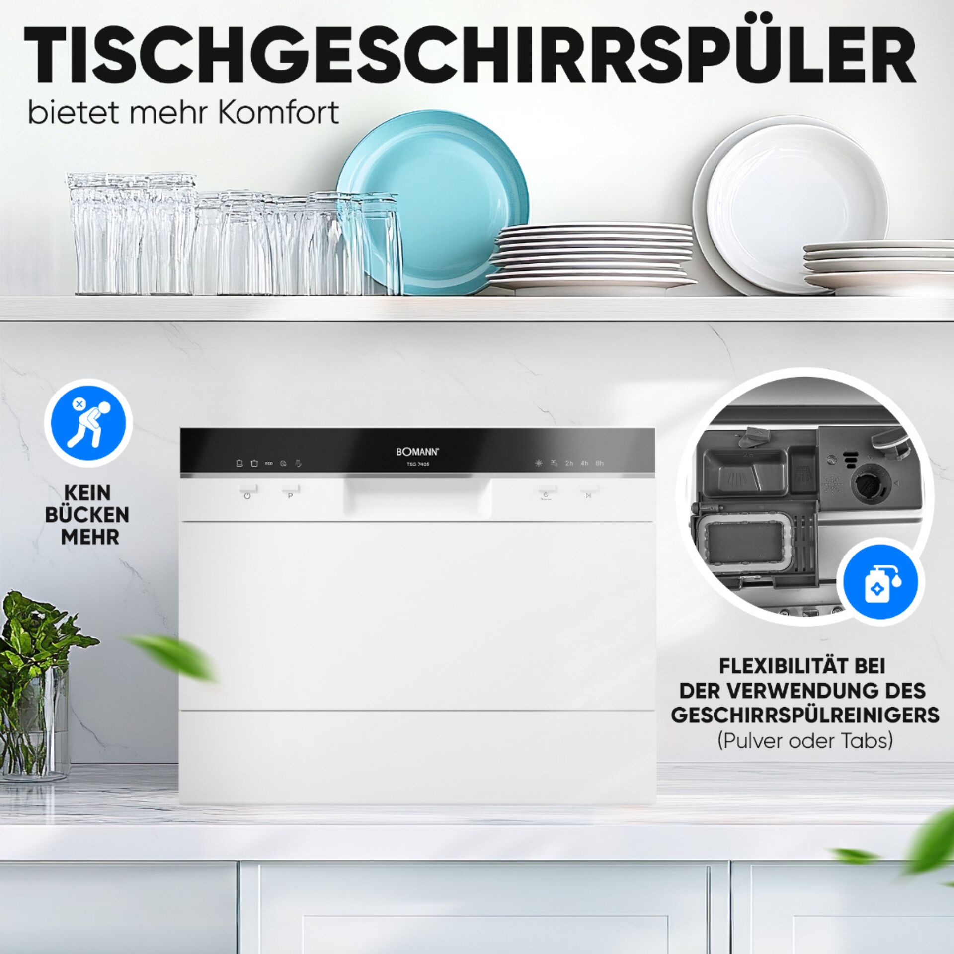 Bomann TSG 7405 D LED weiß 121230_06