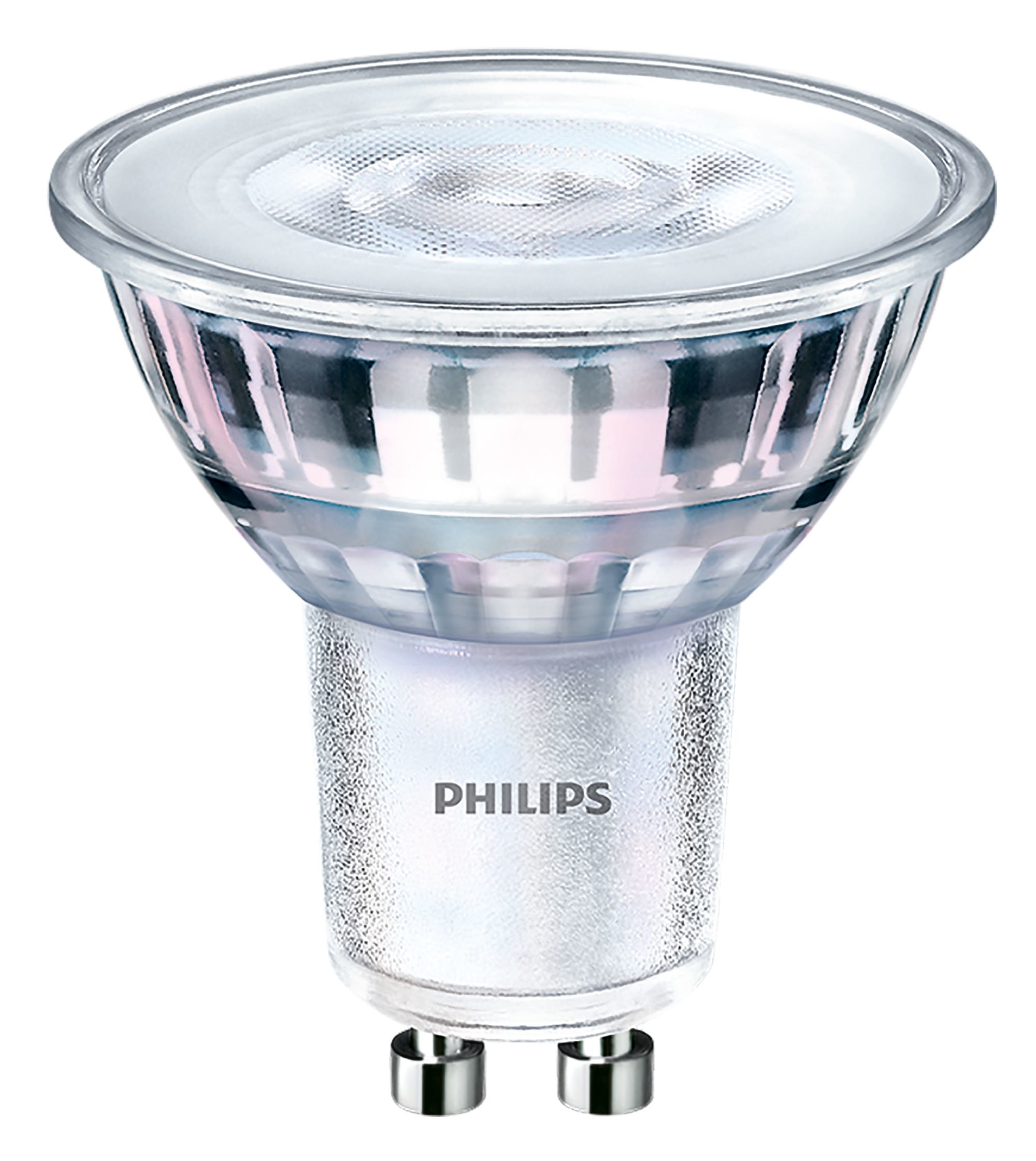 Philips LED classic Lampe 65W GU10 Warmweiß 460lm Silber 1er P