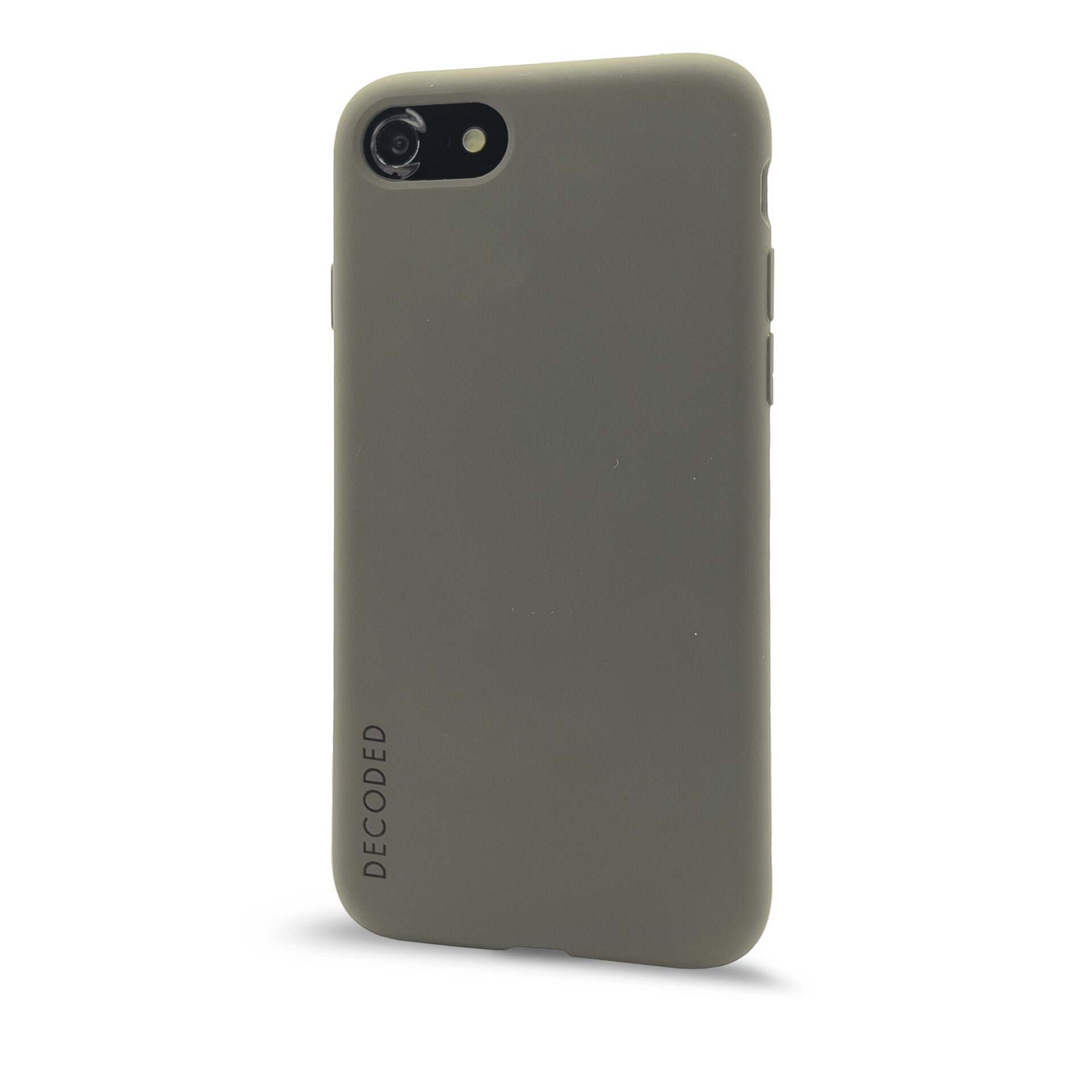 Decoded Silicone Backcover iPhone SE3/SE2/8/7/6s/6 Olive 717026_01