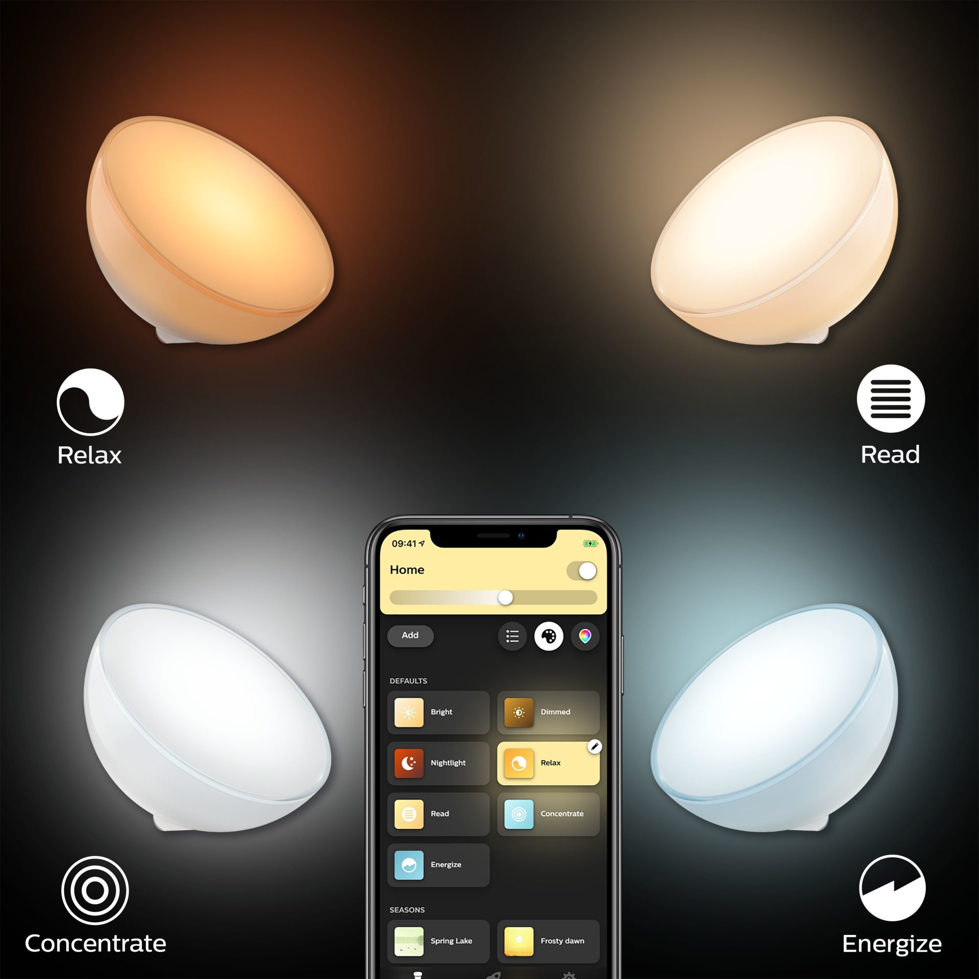 Philips Hue White and Color ambiance Go tragbare Leuchte (neuestes Modell)
