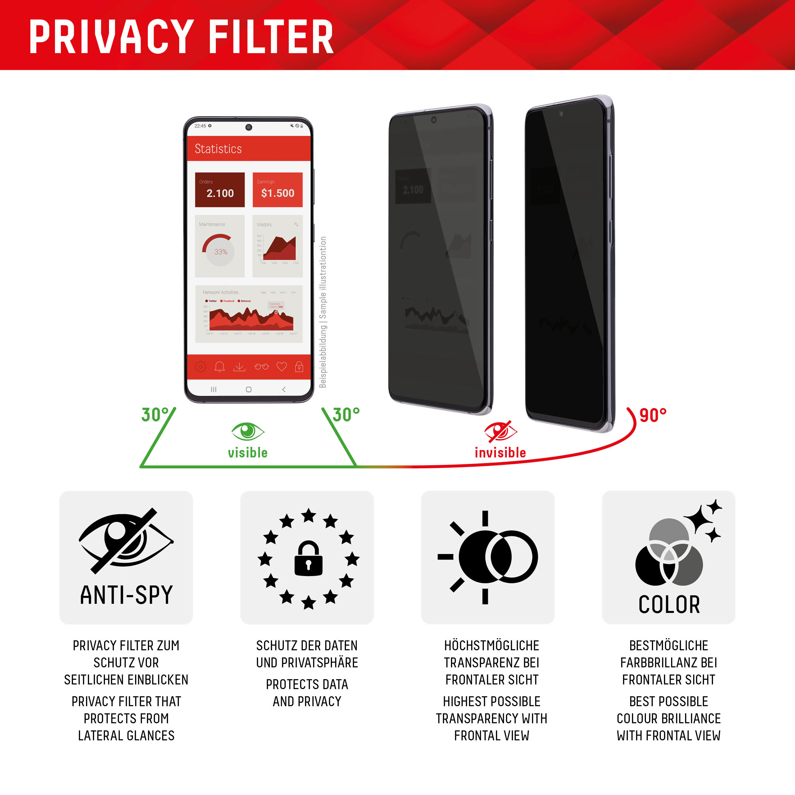 DISPLEX Privacy Glass iPhone 15/15 Pro 107322271_5545696818