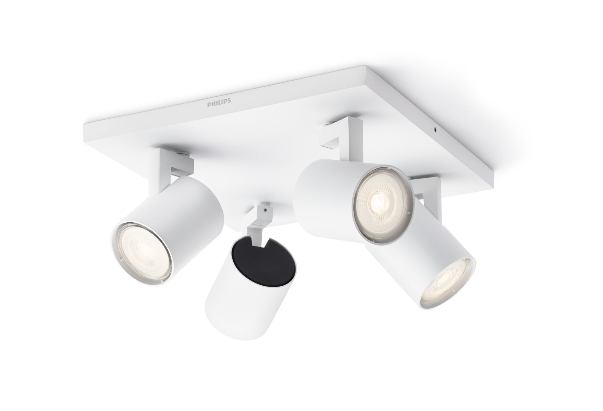 Philips myLiving LED Spot Runner 4flg. 20lm, Weiß