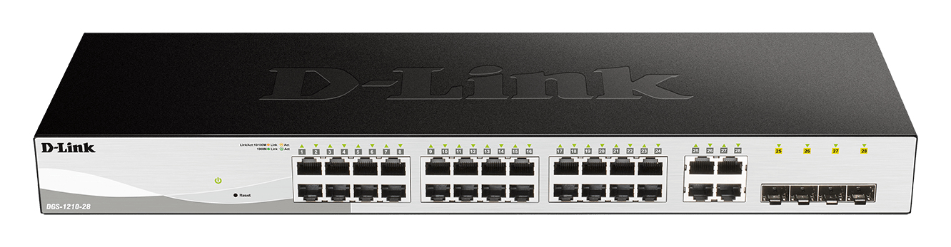 D-Link DGS-1210-28 28-Port Layer2 Smart Managed Gigabit Switch – Ansicht 1