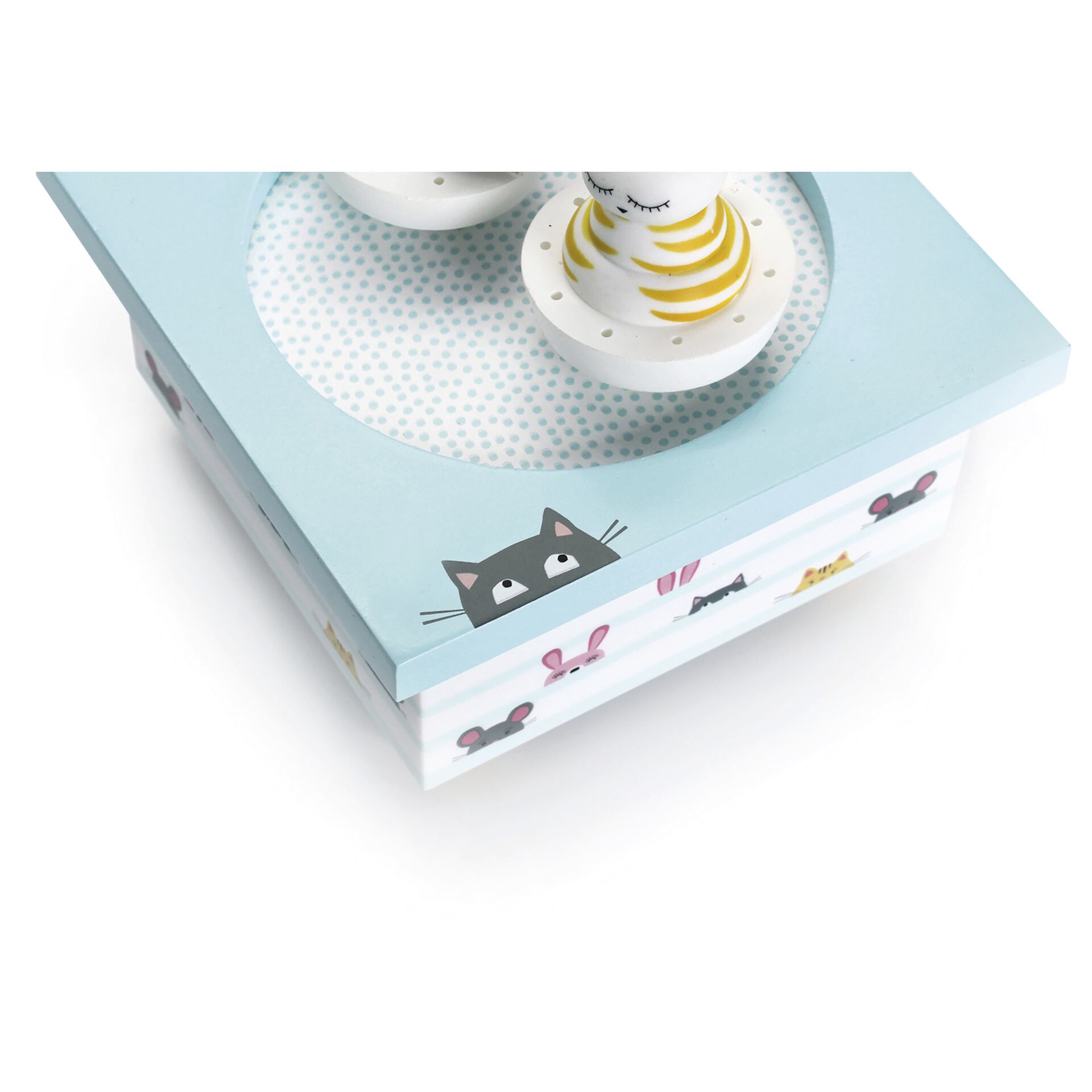 Trousselier Spieluhr mit tanzenden Katze und Maus 823832_04