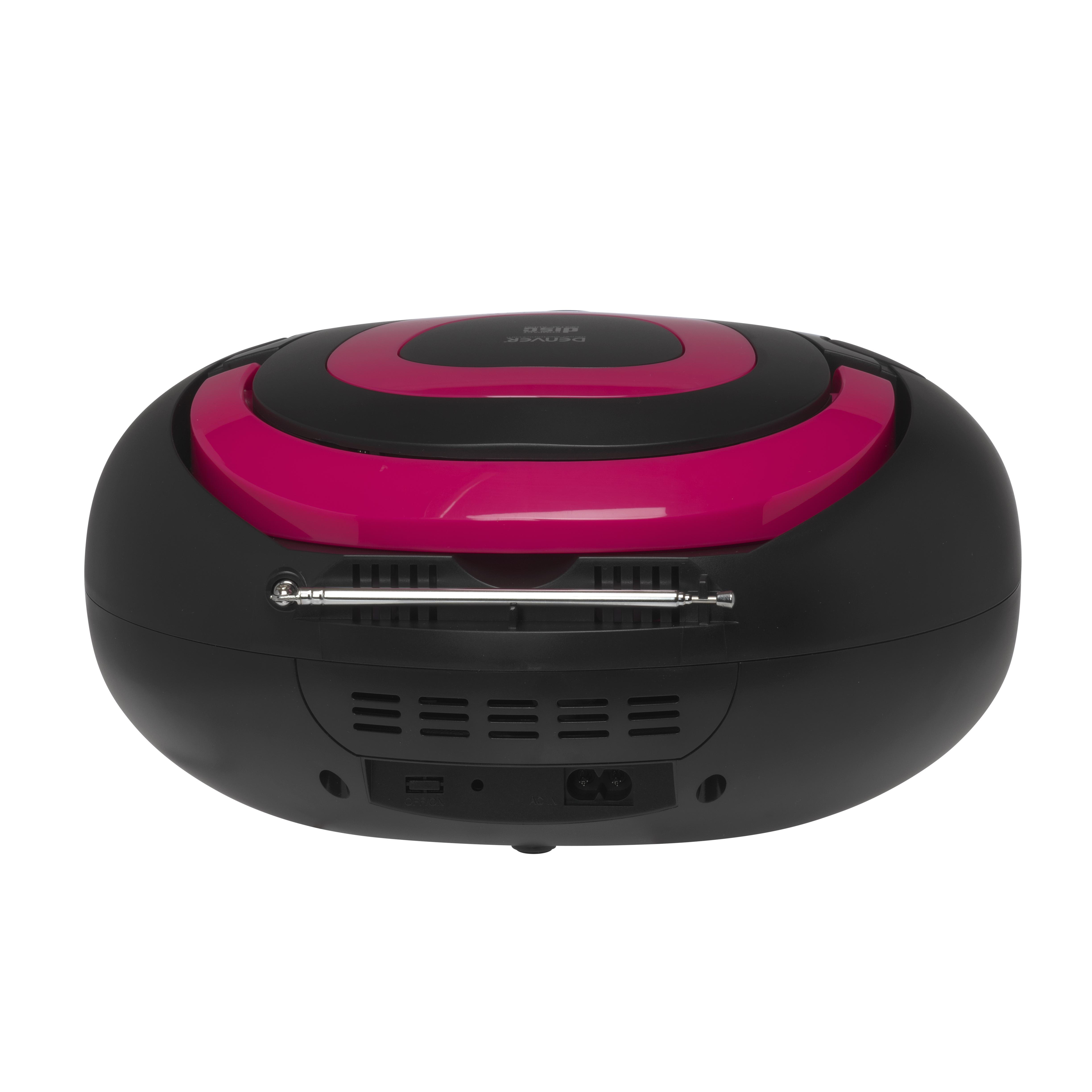Denver TCL-212BT PINK CD-Player Tragbarer CD-Player Schwarz, Pink