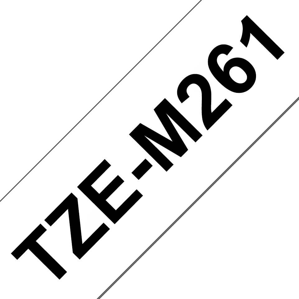 Brother TZe-M261 weiß matt / schwarz, 36 mm, 8 m, laminiert 80507997_7525079328