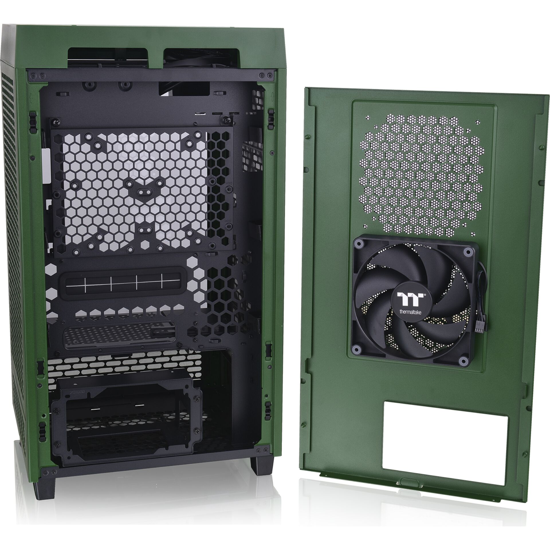 Thermaltake The Tower 200 Racing Green PC-Gehäuse 827122_04