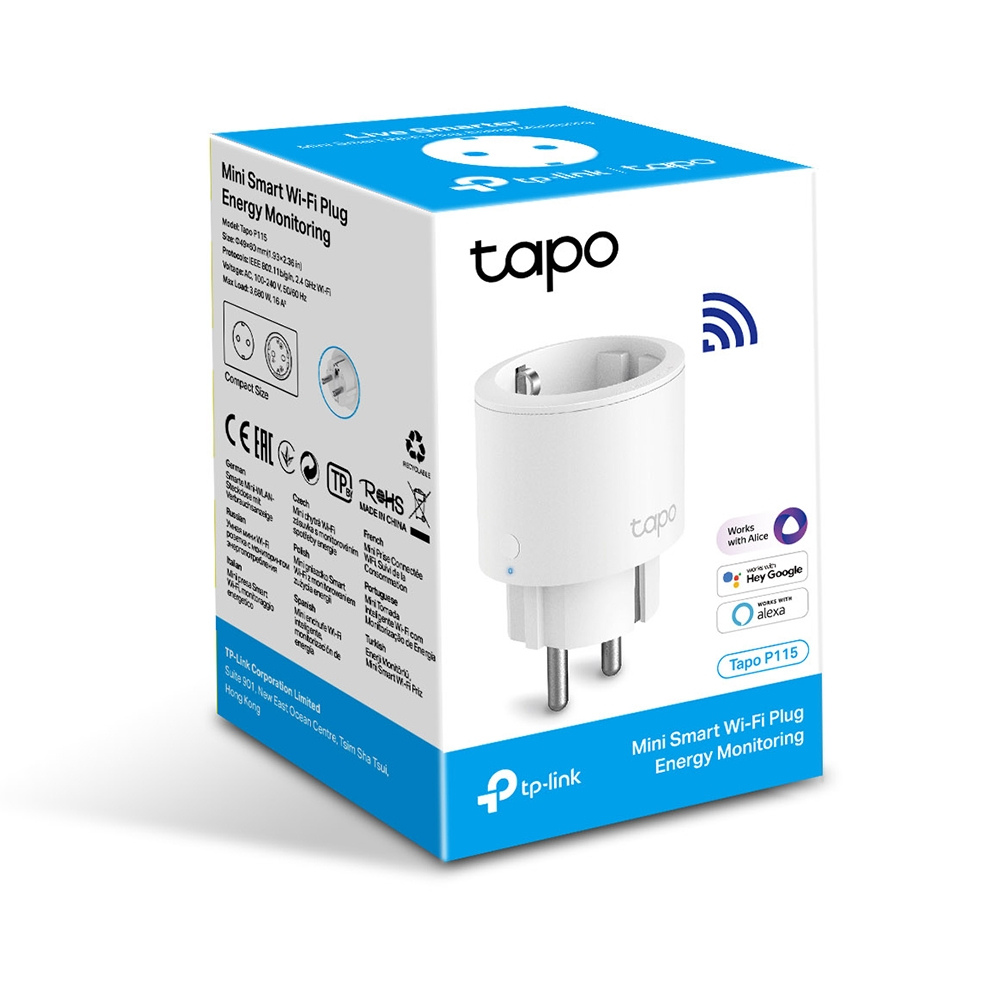 TP-Link Tapo P115 -1er Pack- Mini Smart Wi-Fi Steckdose – Ansicht 2