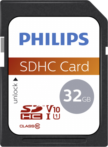 Philips SDHC Card           32GB Class 10 UHS-I U1