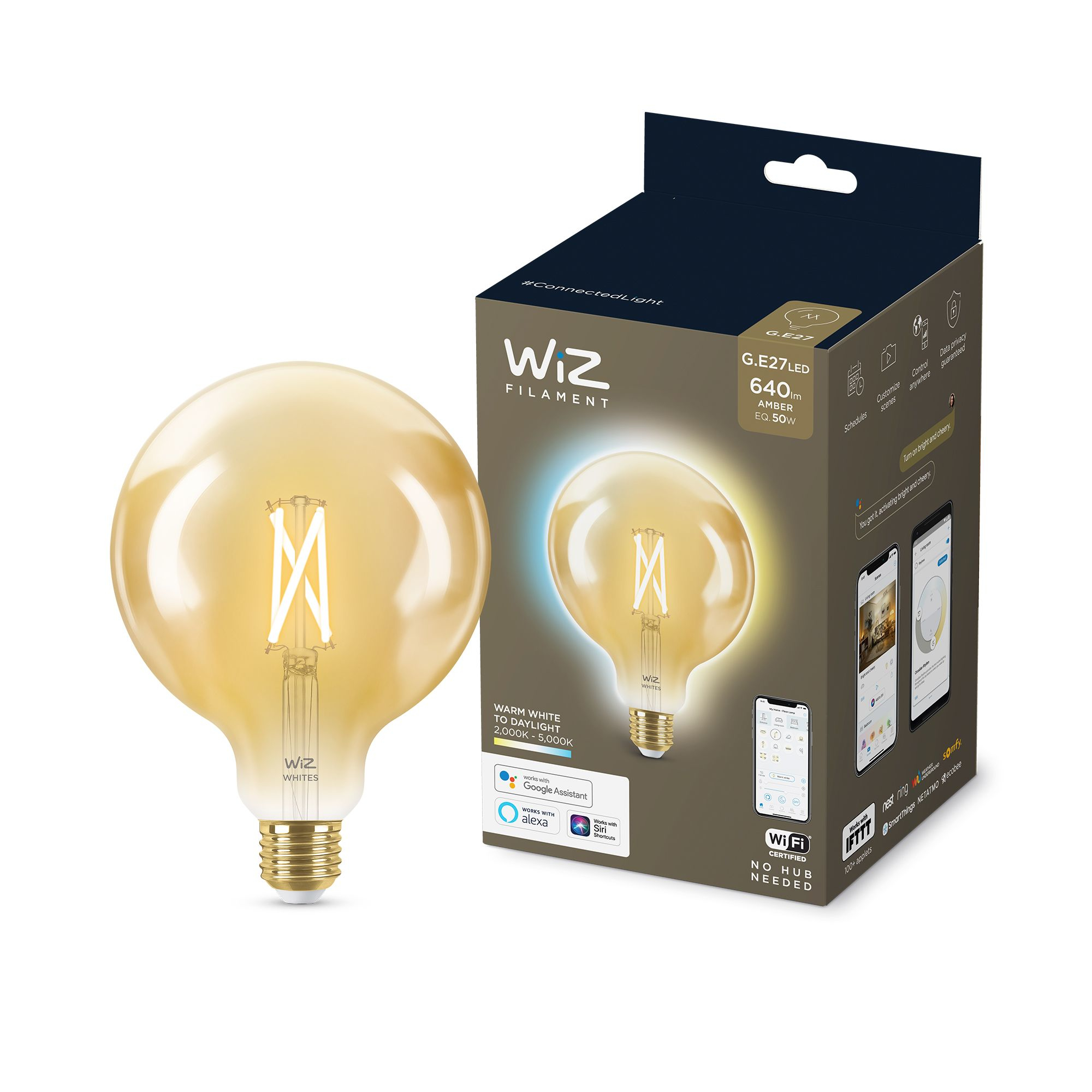 WiZ Wi-Fi BLE 50W G125 Amb 87224523_7481774811