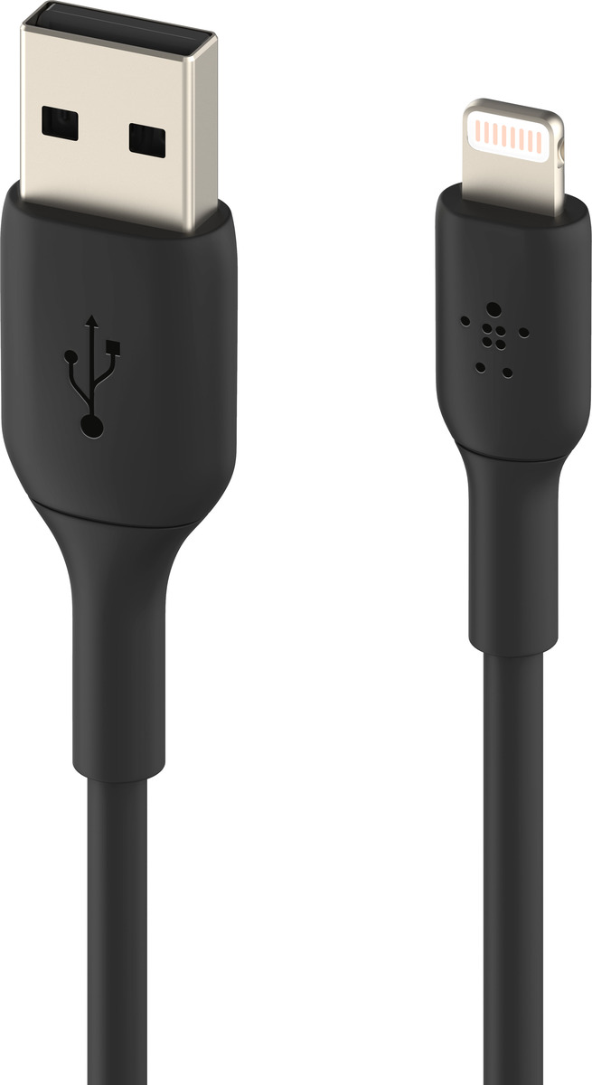 Belkin Lightning Lade/Sync Kabel PVC mfi zertifiziert 1m black