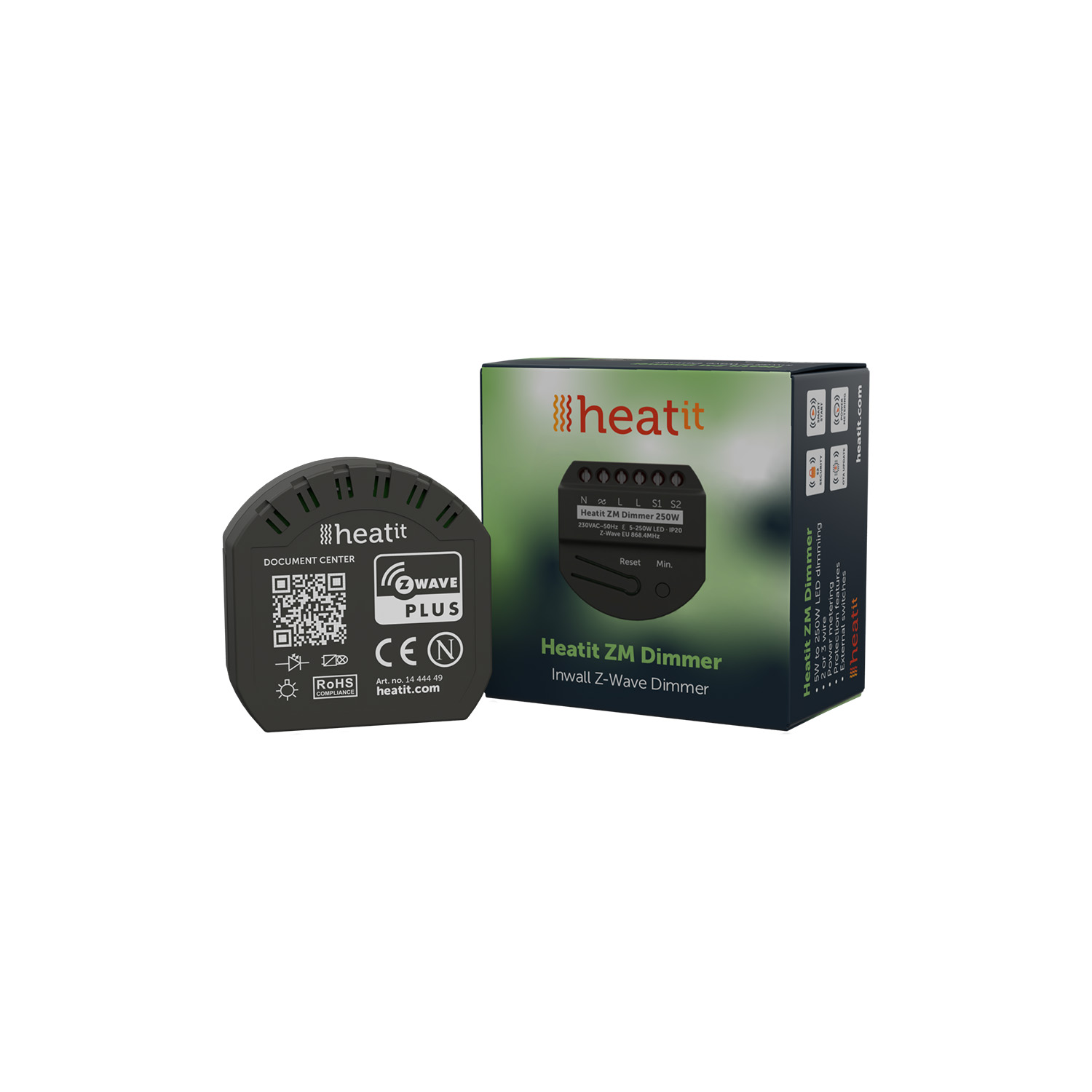 Heatit ZM Dimmer 250W 800er Serie Heatit ZM Dimmer 250W 800er Serie