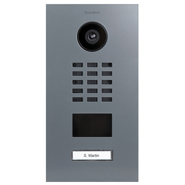 DoorBird D2101V IP Video Türstation V4A Edelstahl, RAL 7001