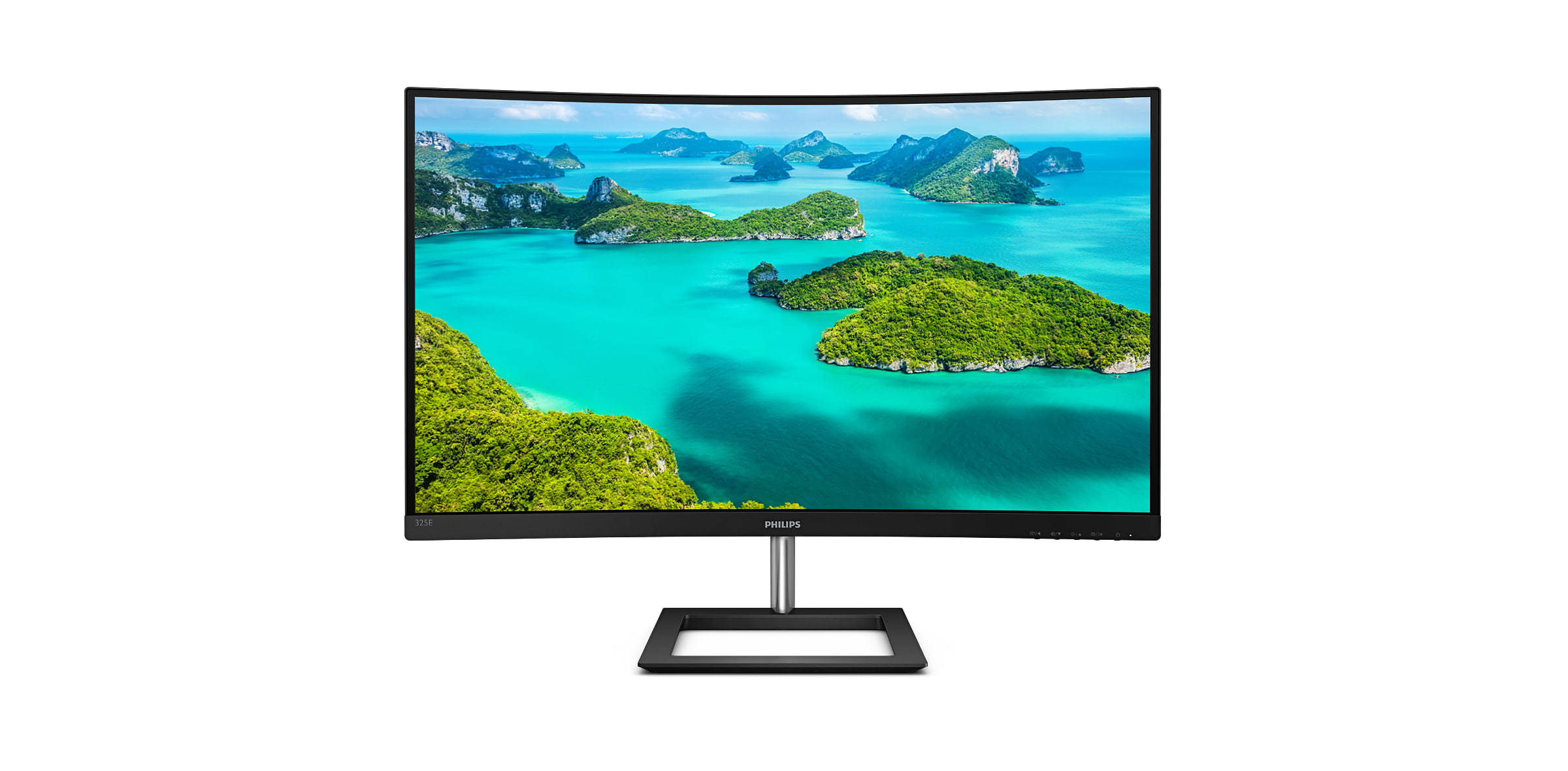 Philips E Line 325E1C/00 Computerbildschirm 80 cm (31.5 Zoll) 2560 x 1440 Pixel Quad HD LCD Schwarz