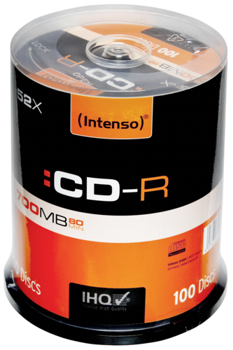 1x100 Intenso CD-R 80 / 700MB