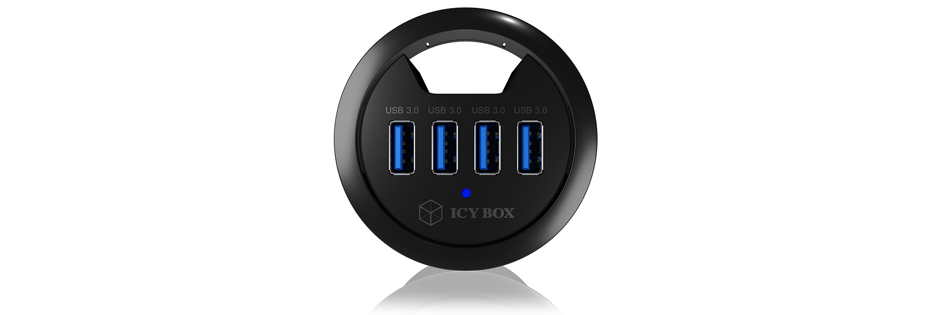 ICY BOX IB-HUB1403 Tisch-Hub 4x USB 3.0 Type-A – Ansicht 5
