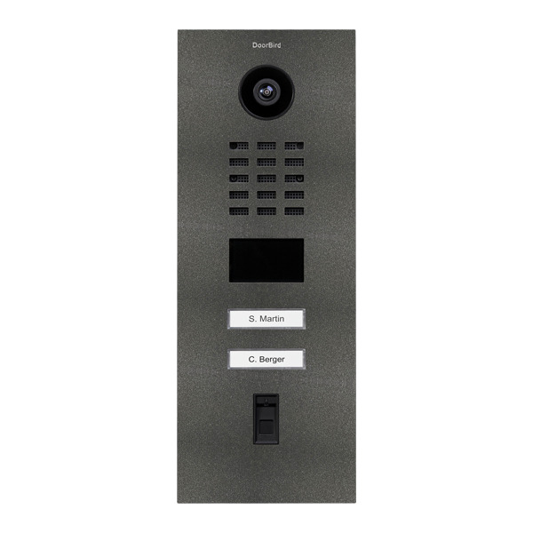 DoorBird D2102FV IP Video Türstation Fingerprint 50, DB 703