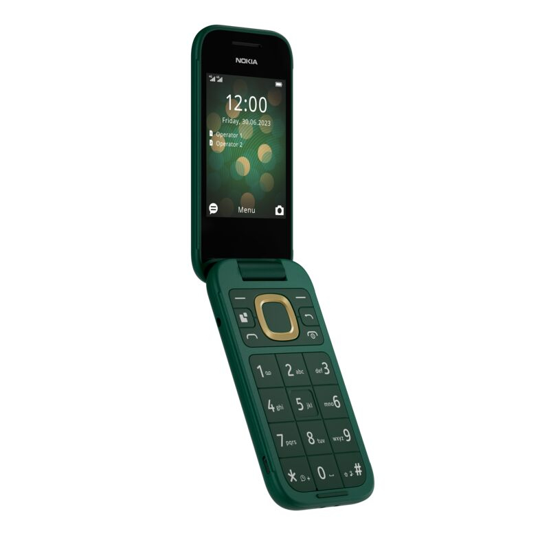 Nokia 2660 Flip, lush green 486f9f56424a6f1e90f780fbb1faadde69a95a9d