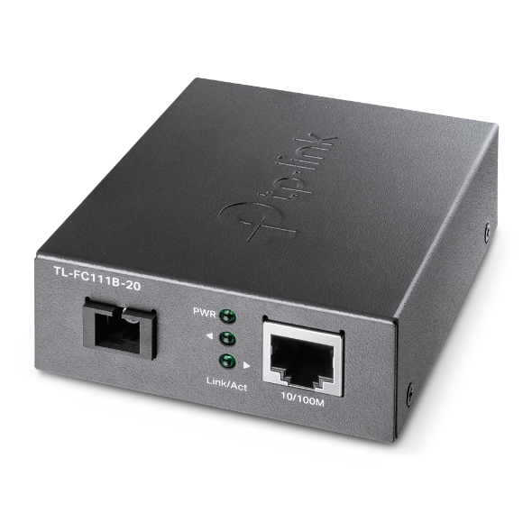 TP-Link TL-FC111B-20 RJ45 auf 100 Mbps Single-mode Konverter – Ansicht 1