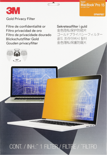 3M GFNAP007 Blickschutzfilter Gold f MacBook Pro 15  ab 2016