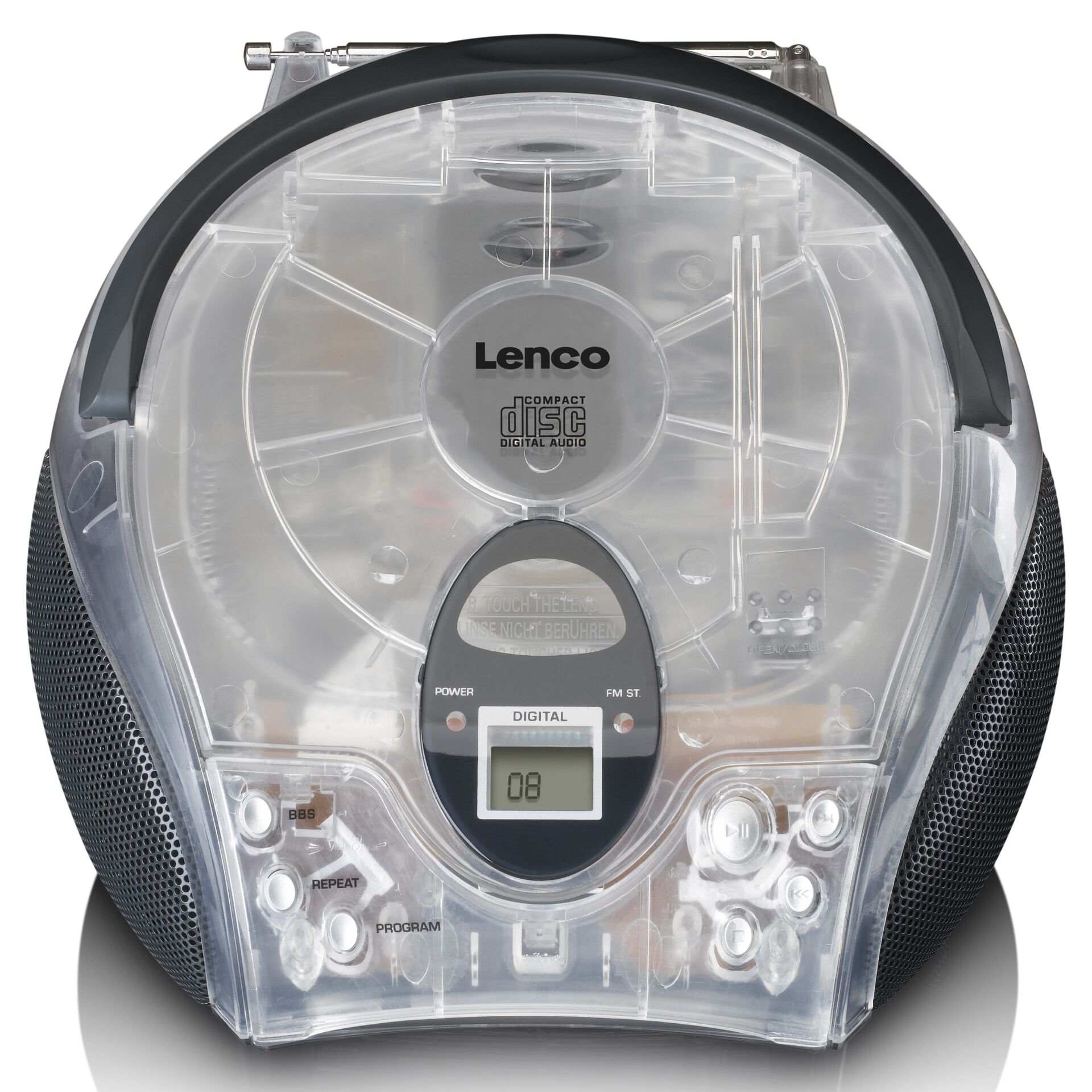 Lenco SCD-24 transparent