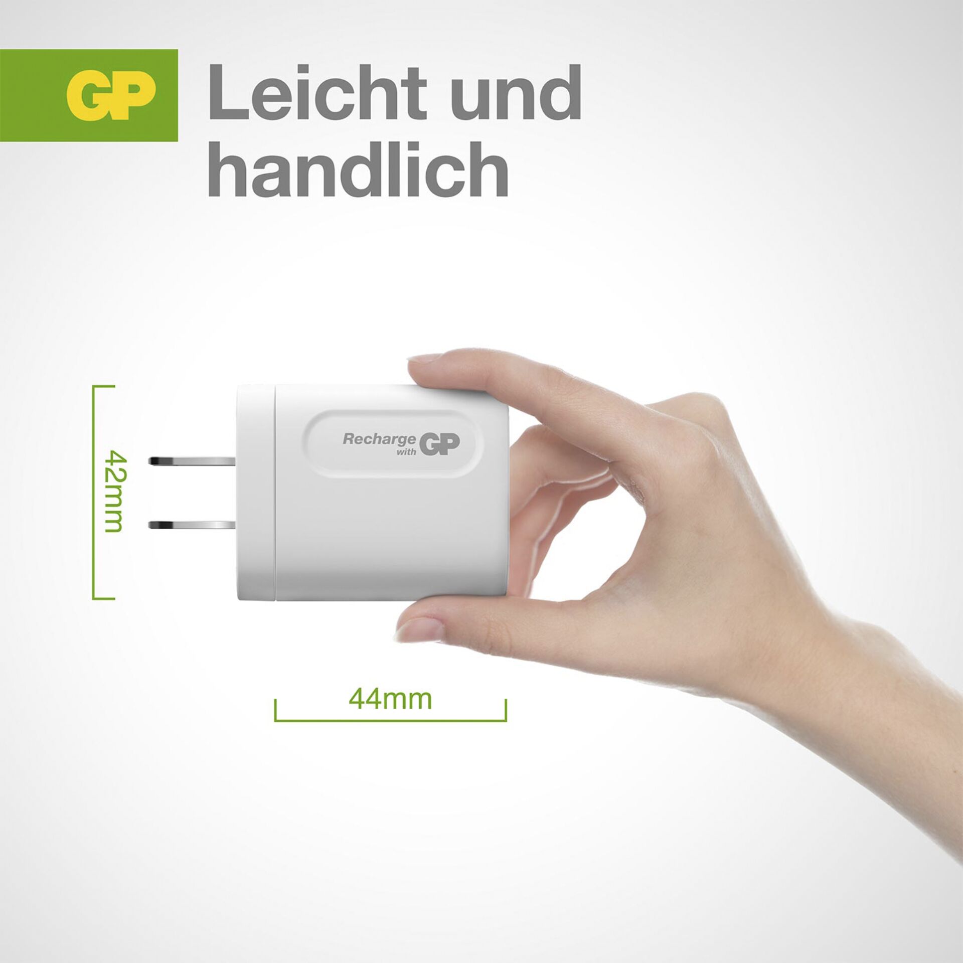 GP 20W USB-A & USB-C Ladestecker inkl. Adapter für EU,CN und UK